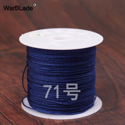 40m 0,4mm 0,6mm puuvillane nailonnöör hiina sõlmiv makraamnöör pärlimisnöör DIY punutud käevõru sõrmused ehete valmistamine