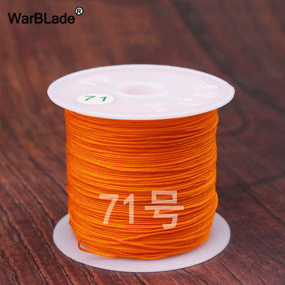 40m 0,4mm 0,6mm puuvillane nailonnöör hiina sõlmiv makraamnöör pärlimisnöör DIY punutud käevõru sõrmused ehete valmistamine