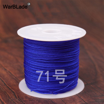 40m 0,4mm 0,6mm puuvillane nailonnöör hiina sõlmiv makraamnöör pärlimisnöör DIY punutud käevõru sõrmused ehete valmistamine