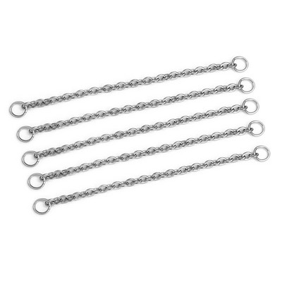3/5cm 20 buc. Lanț de extensie pentru cercei din oțel inoxidabil Conectare colier Brățară Lanțuri de coadă Fabricare de bijuterii DIY Cercei Artizanat