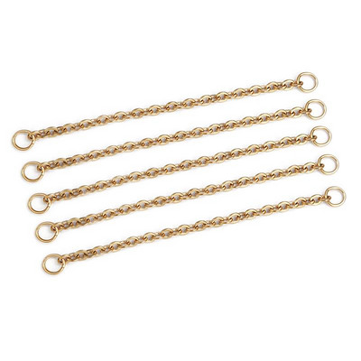 3/5cm 20 buc. Lanț de extensie pentru cercei din oțel inoxidabil Conectare colier Brățară Lanțuri de coadă Fabricare de bijuterii DIY Cercei Artizanat