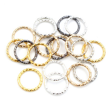 50-100 τμχ/παρτίδα 8 10 15 18 20 χιλιοστά 5-Colors Jump Rings Στρογγυλοί Στριφτοί Σχιστοί Σύνδεσμοι για Diy Jewelry Finding Making Supplies