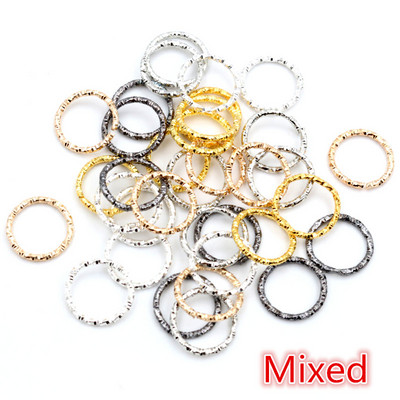 50-100 tk/partii 8 10 15 18 20 mm 5-värvilised hüpperõngad Ümmargused keerutatud poolrõngad Ühendused isetehtud ehete jaoks.