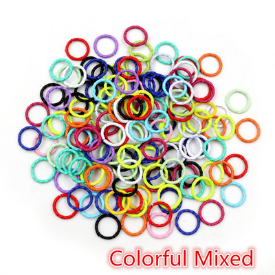 50-100 tk/partii 8 10 15 18 20 mm 5-värvilised hüpperõngad Ümmargused keerutatud poolrõngad Ühendused isetehtud ehete jaoks.