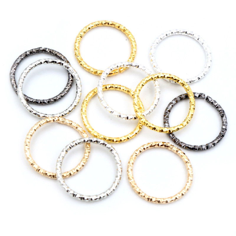 50-100 tk/partii 8 10 15 18 20 mm 5-värvilised hüpperõngad Ümmargused keerutatud poolrõngad Ühendused isetehtud ehete jaoks.