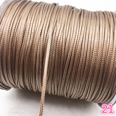 10 metrų / partijoje 1 mm 1,5 mm vaškuotos medvilnės virvelė vaškuota sriegio virvelė virvelė, karoliai, virvės, karoliukai papuošalams gaminti.