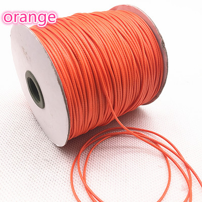 10 metrų / partijoje 1 mm 1,5 mm vaškuotos medvilnės virvelė vaškuota sriegio virvelė virvelė, karoliai, virvės, karoliukai papuošalams gaminti.