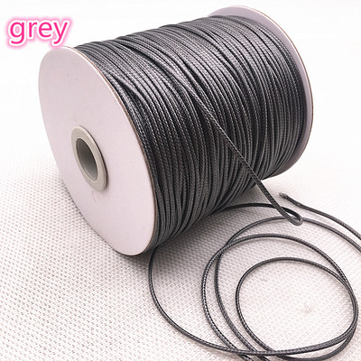 10 metrų / partijoje 1 mm 1,5 mm vaškuotos medvilnės virvelė vaškuota sriegio virvelė virvelė, karoliai, virvės, karoliukai papuošalams gaminti.