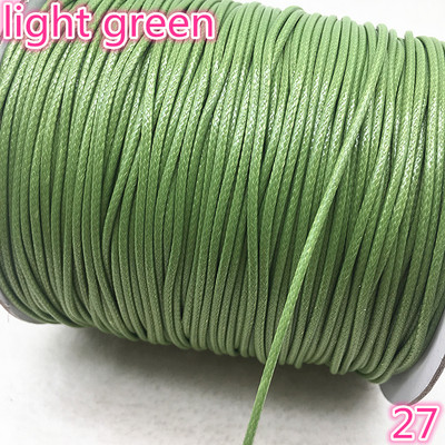 10 metrų / partijoje 1 mm 1,5 mm vaškuotos medvilnės virvelė vaškuota sriegio virvelė virvelė, karoliai, virvės, karoliukai papuošalams gaminti.