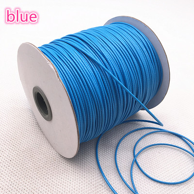 10 metrų / partijoje 1 mm 1,5 mm vaškuotos medvilnės virvelė vaškuota sriegio virvelė virvelė, karoliai, virvės, karoliukai papuošalams gaminti.