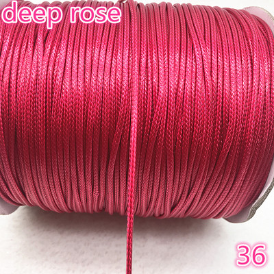 10 metrų / partijoje 1 mm 1,5 mm vaškuotos medvilnės virvelė vaškuota sriegio virvelė virvelė, karoliai, virvės, karoliukai papuošalams gaminti.