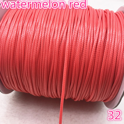 10 metrų / partijoje 1 mm 1,5 mm vaškuotos medvilnės virvelė vaškuota sriegio virvelė virvelė, karoliai, virvės, karoliukai papuošalams gaminti.