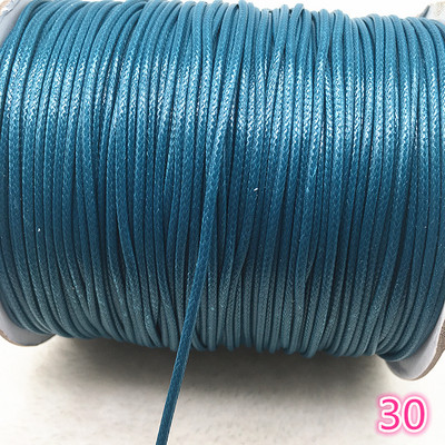 10 metrų / partijoje 1 mm 1,5 mm vaškuotos medvilnės virvelė vaškuota sriegio virvelė virvelė, karoliai, virvės, karoliukai papuošalams gaminti.