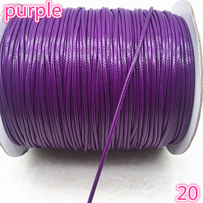 10 metrų / partijoje 1 mm 1,5 mm vaškuotos medvilnės virvelė vaškuota sriegio virvelė virvelė, karoliai, virvės, karoliukai papuošalams gaminti.