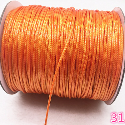 10 metrų / partijoje 1 mm 1,5 mm vaškuotos medvilnės virvelė vaškuota sriegio virvelė virvelė, karoliai, virvės, karoliukai papuošalams gaminti.