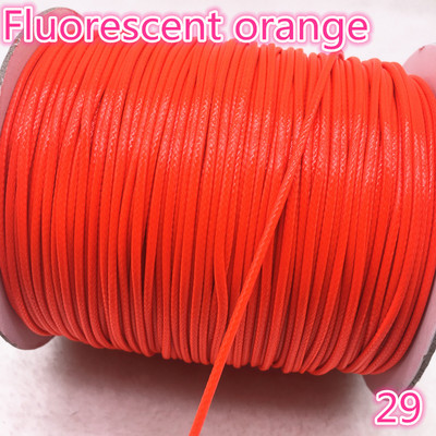 10 metrų / partijoje 1 mm 1,5 mm vaškuotos medvilnės virvelė vaškuota sriegio virvelė virvelė, karoliai, virvės, karoliukai papuošalams gaminti.