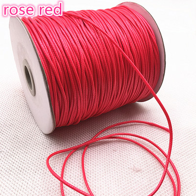 10 metrų / partijoje 1 mm 1,5 mm vaškuotos medvilnės virvelė vaškuota sriegio virvelė virvelė, karoliai, virvės, karoliukai papuošalams gaminti.