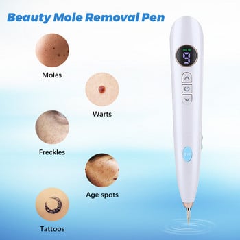 Skin Tag Remover Wart Berrugas Eliminator LED Plasma Pen Papillomas Ηλεκτρικό Laser Αφαίρεσης Φακίδων Κιτ καυτηριασμού σπίλων σκοτεινών κηλίδων