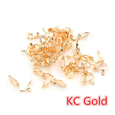 12x5mm 50 tk kõrge kvaliteediga 6 värviga kaetud kõrvaklamber DIY käsitsi valmistatud kõrvarõngad leiud Ehted leiud osad hulgimüük