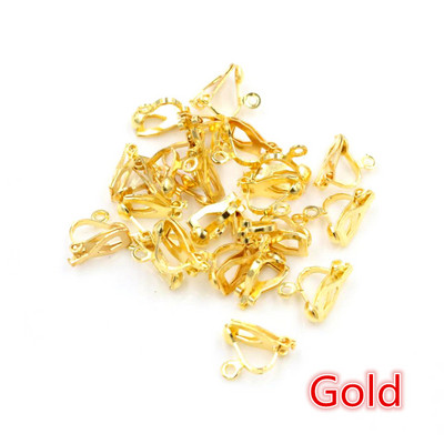 12x5mm 50 tk kõrge kvaliteediga 6 värviga kaetud kõrvaklamber DIY käsitsi valmistatud kõrvarõngad leiud Ehted leiud osad hulgimüük