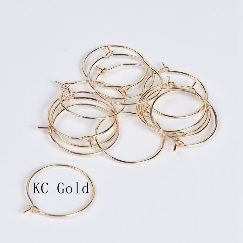 20-50 tk/partii roostevabast terasest raudrõngad kõrvarõngad ringikujulised kõrvatraadi leiud Juhtmed tarvikud isetegemise ehete valmistamise tarvikud