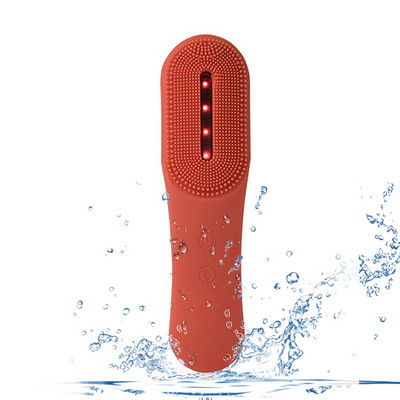 Συσκευή περιποίησης δέρματος Εργαλείο περιποίησης προσώπου Μασάζ προσώπου Αδιάβροχο ηλεκτρικό ηχητικό καθαριστικό προσώπου σιλικόνης Βούρτσα καθαρισμού προσώπου Λεύκανση δέρματος