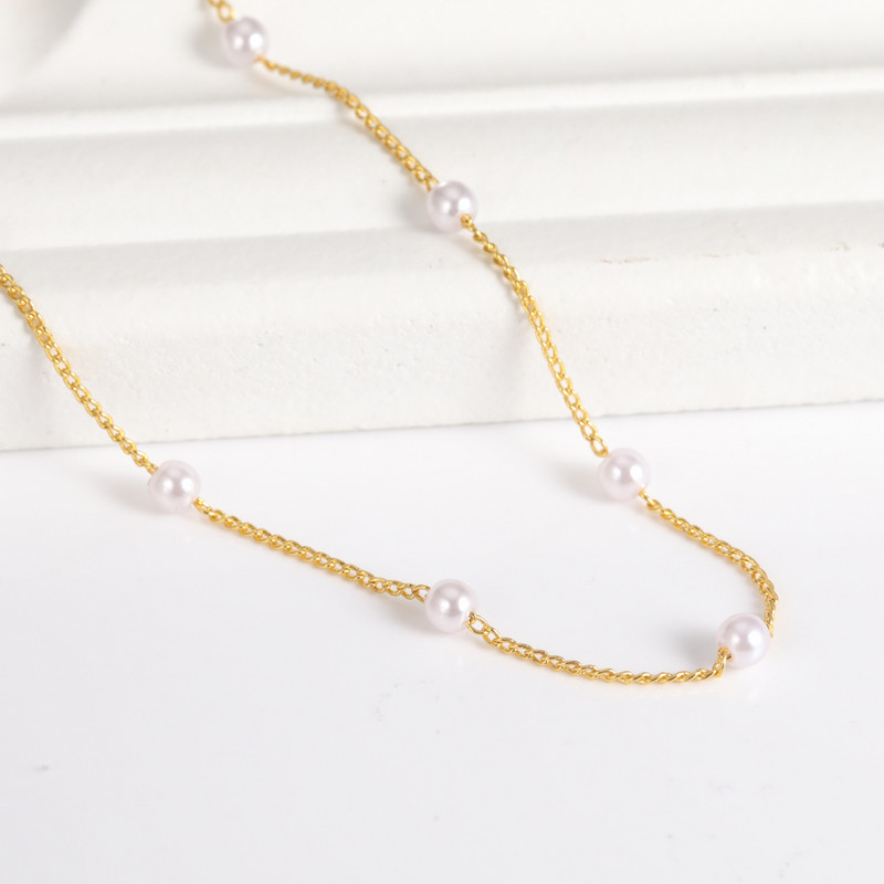 Κομψό μαργαριταρένιο ποδήλατο για γυναίκες Νέα μόδα Απλή κοσμήματα ποδιών αξεσουάρ για δώρο γενεθλίων εραστή Χονδρική