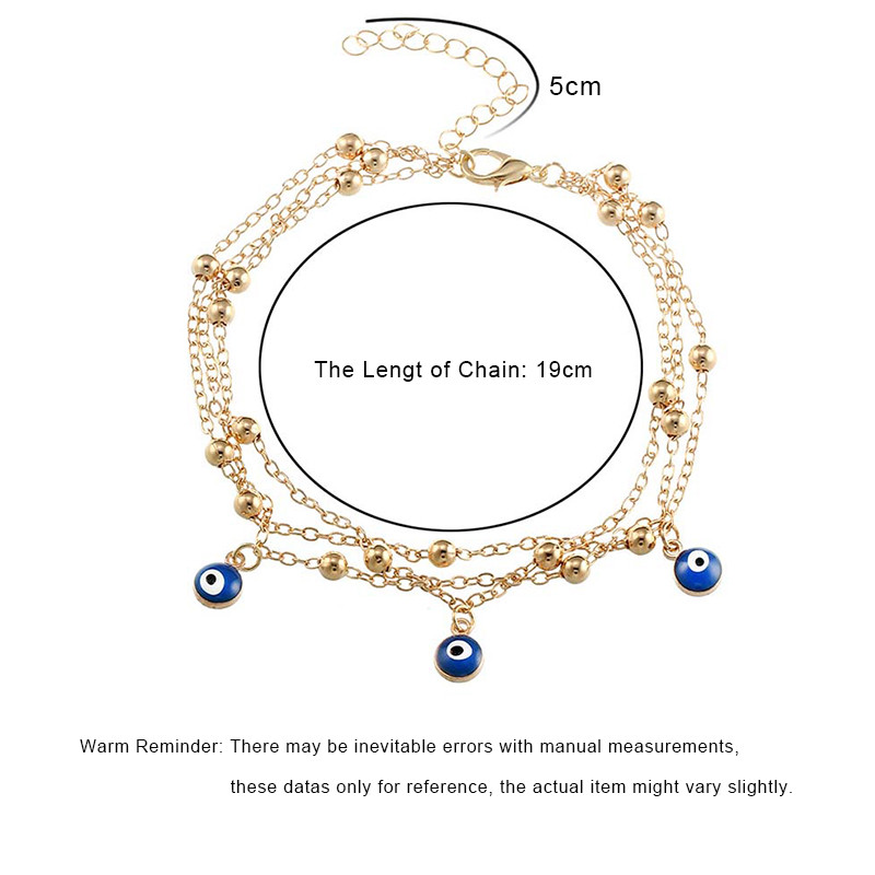 Μόδα μπλε μανδύα με κακά μάτια για γυναίκες από ανοξείδωτο ατσάλι, ασημί χρώμα, τουρκικά μάτια, καλοκαιρινά ποδαράκια, κοσμήματα παραλίας δώρο 2022