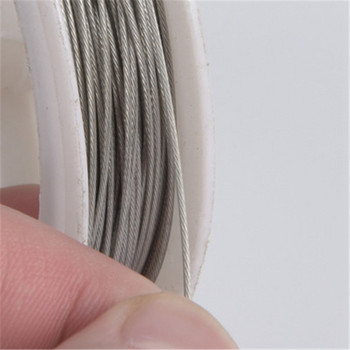 6-30M 0,3 - 1,0mm από ανοξείδωτο χάλυβα Beaded Wire Tiger Tail Beading Wire for Jewelry Making Jewelry Finding Accessories