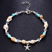 Shell Starfish jalavõrude käevõru naistele jalgade ehted jalavõru paljajalu ranna pahkluu käevõru Bijoux Femme kingitarvikute käevõru