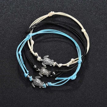 Modyle Summer Beach Turtle Shaped Charm Rope String Gleszens for Women Gleklene гривна Женски сандали на крака верига бижута за крака