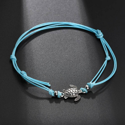 Modyle Ljeto Plaža U obliku kornjače šarm konop žica narukvice za žene Narukvica za gležanj Ženske sandale na nozi Lanac Nakit za stopala