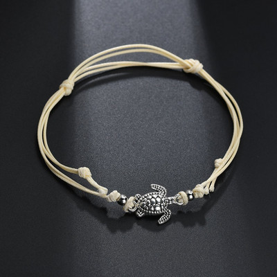 Modyle Ljeto Plaža U obliku kornjače šarm konop žica narukvice za žene Narukvica za gležanj Ženske sandale na nozi Lanac Nakit za stopala