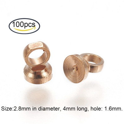 NBEADS 5-100 TK messingist ripatsiga kuusnurkne helmekork, plaatina kaelakee kõrvarõngad, DIY ehete valmistamise komponentide tarvikud