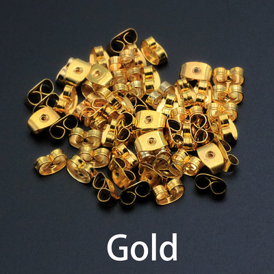 10/50/100tk Kõrvarõngahoidjad Korgid Pehme mutter Silikoonkummist kõrvarõnga seljatoed Metallist kõrvatroppide tarvikud ehete jaoks isetegemise tarvikud