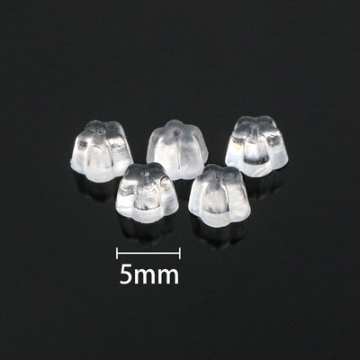 10/50/100tk Kõrvarõngahoidjad Korgid Pehme mutter Silikoonkummist kõrvarõnga seljatoed Metallist kõrvatroppide tarvikud ehete jaoks isetegemise tarvikud