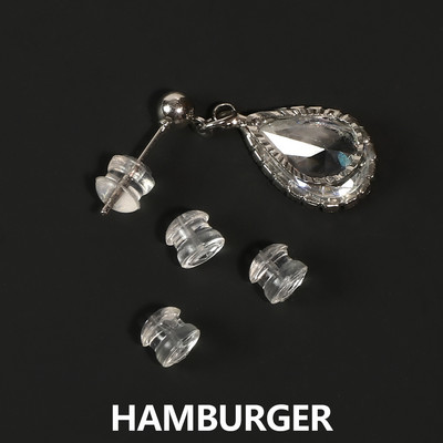 10/50/100tk Kõrvarõngahoidjad Korgid Pehme mutter Silikoonkummist kõrvarõnga seljatoed Metallist kõrvatroppide tarvikud ehete jaoks isetegemise tarvikud