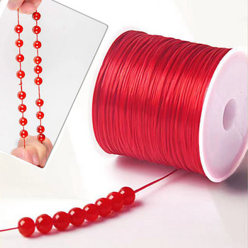 40M 0,7mm Κλωστή κοσμήματος Stretch Ελαστικές χάντρες Κορδόνι Κρυστάλλινο νήμα κορδόνι για κατασκευή κοσμημάτων Βραχιόλια με χάντρες DIY Σχοινί