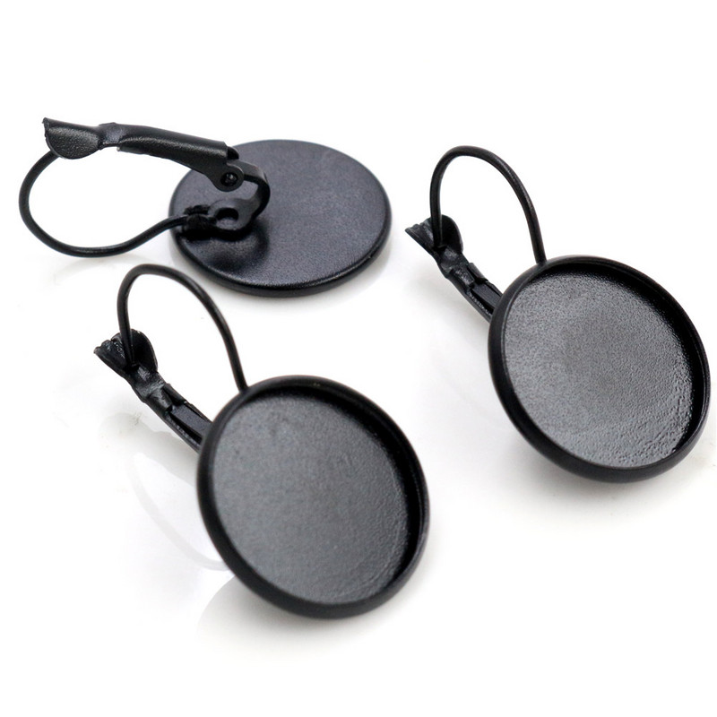 Visokokvalitetni bakreni materijali 8-25 mm 10 komada Klasične 10 boja Baza naušnica s francuskom polugom, prazne naušnice za nakit