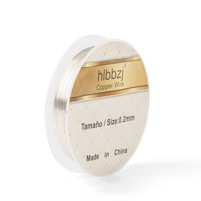 0,2-1 mm zlatno srebrna bakrena žica zadržavanje boje za izradu nakita Narukvica DIY naušnice Pribor Ručno izrađeni obrtnički dodaci