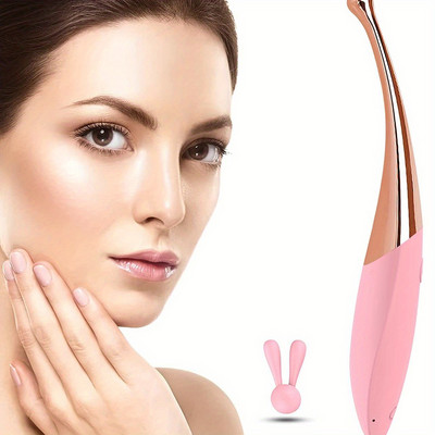Baghetă de masaj personal pentru ochi Vibrații feței Masaj corporal pentru cearcănele Umflare a ochilor Buze linii fine Îngrijirea pielii Baghetă pentru față