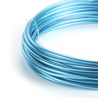 0,6/0,8/1,0/1,2/1,5/2/2,5/3 mm aluminijska žica, višebojno obojena metalna žičana žica za izradu rukotvorina, narukvica, ogrlica, nakita