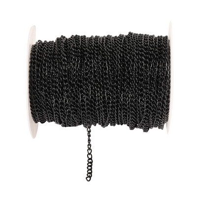 2 metra Lanac za izradu nakita DIY Zlato Srebrna Ogrlica Metalna ravna 2,5/3,5/4,5 mm Produžni lanac Pribor Komponente Veleprodaja