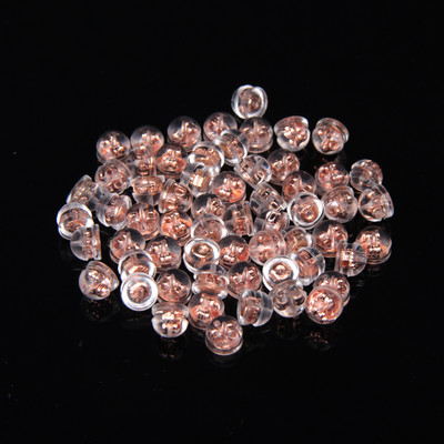 20-50 τμχ Πώματα αυτιού από μαλακό καουτσούκ σιλικόνης Ακουστικά για χάμπουργκερ με επίστρωση σιλικόνης για αξεσουάρ σκουλαρικιών DIY