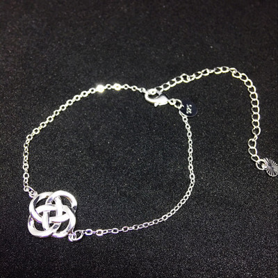 Noua modă Arborele vieții scobit lanț de gleznă Brățară de gleznă placată cu argint Bijuterii pentru picioare pentru femei desculțe Beach AA