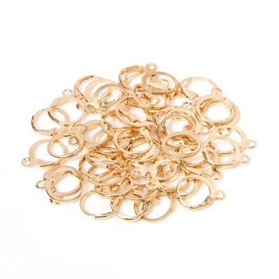 50tk Kõrvarõngakonks Prantsuse kõrvarõngad Kõrvatraadiga kinnitus 13x15mm kõrvaklapi alus Aksessuaarid meisterdamiseks ehete valmistamise komponendid DIY