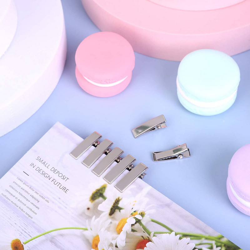 50 tk 2 cm mini alligaator juukseklambrid tühjad juuksenõelad alus ehete valmistamiseks isetegemine lastele juukseklambrid Barrette tarvikud hulgimüük