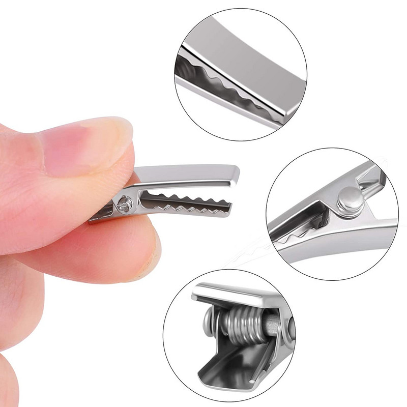 50 tk 2 cm mini alligaator juukseklambrid tühjad juuksenõelad alus ehete valmistamiseks isetegemine lastele juukseklambrid Barrette tarvikud hulgimüük