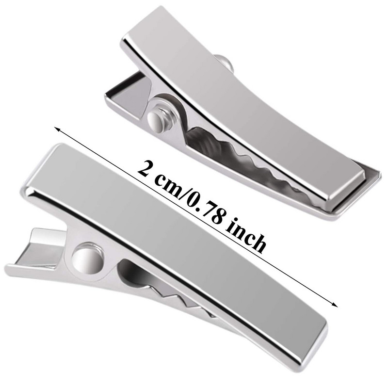 50 tk 2 cm mini alligaator juukseklambrid tühjad juuksenõelad alus ehete valmistamiseks isetegemine lastele juukseklambrid Barrette tarvikud hulgimüük