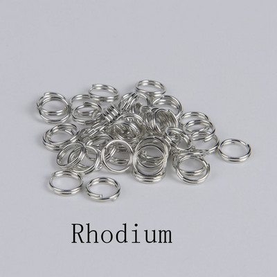 100-200 tk kahekordsed silmused avatud hüpperõngad isetehtud ehted leiud Aksessuaarid ring 2kihilised lõhestatud rõngad pistikud ehete valmistamiseks